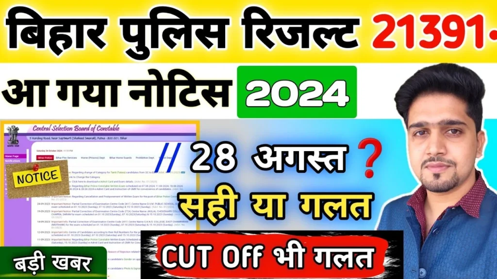 Bihar Police Constable Result 2024